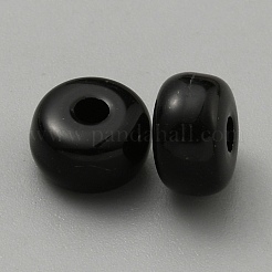 100Pcs Opaque Acrylic Beads&nbsp;SACR-WH20002-001K