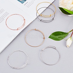 Adjustable Iron Bangle Making&nbsp;BJEW-CA0001-01
