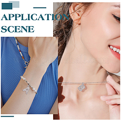 1 Set Alloy Micro Pave Cubic Zirconia Rhinestone Pendants&nbsp;ALRI-SC0001-53