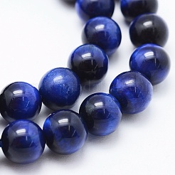 Natural Tiger Eye Beads Strands&nbsp;G-F561-8mm-B02