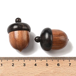 Wooden Acorn Box Jewelry Pendants&nbsp;WOOD-WH0022-06D