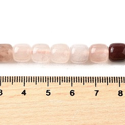 Natural Violet Strawberry Quartz Beads Strands&nbsp;G-U023-B01-01