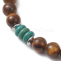 Gemstone Beads Stretch Bracelets&nbsp;BJEW-JB13295