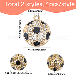 DIY Football Themed Jewelry Making Findings Kits&nbsp;DIY-SC0033-44