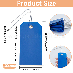 Rectangle 100Pcs Plasitc Big Pendants&nbsp;FIND-SP0003-02C