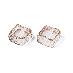 Handmade Gold Sand Lampwork Beads&nbsp;LAMP-N041-01J