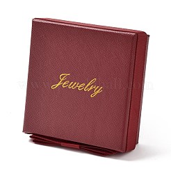 Square & Word Jewelry Cardboard Jewelry Boxes&nbsp;CBOX-C015-01C-01