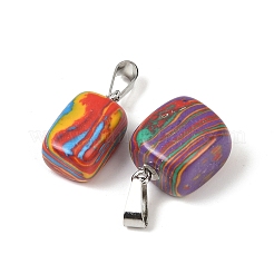 Natural & Synthetic Mixed Stone Pendants&nbsp;G-D349-01