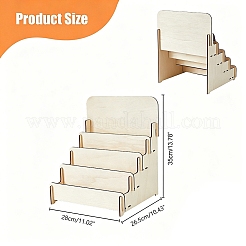 Wood Place Card Display Stands&nbsp;AJEW-WH0348-315