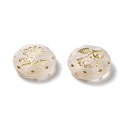 Transparent Plating Acrylic Beads&nbsp;X-OACR-L013-027