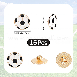 16Pcs Alloy Brooches&nbsp;JEWB-SC0001-80