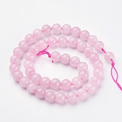 Natural Rose Quartz Beads Strands&nbsp;GSR4mmC034