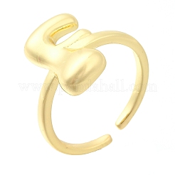 Rack Plating Brass Open Cuff Rings&nbsp;RJEW-S394-01G-F