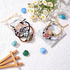 Adjustable Braided Nylon Cord Macrame Pouch Bracelet Making&nbsp;AJEW-SW00013-17