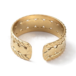 304 Stainless Steel Open Cuff Ring Components&nbsp;STAS-F301-24G