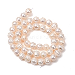 Natural Cultured Freshwater Pearl Beads Strands&nbsp;PA-CBABE82-06C