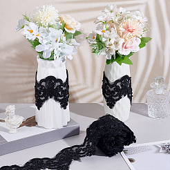 3 Yards Polyester Embroider Flower Lace Trim&nbsp;OCOR-MA0001-47A