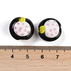 Handmade Lampwork Bumpy Beads Strands&nbsp;LAMP-Q002-02E
