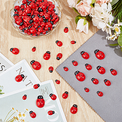 120Pcs 5 Styles Opaque Resin Cabochons&nbsp;CRES-WR0001-02