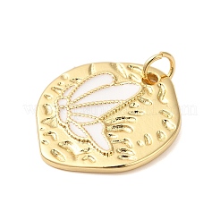 Rack Plating Brass Enamel Pendants&nbsp;KK-S372-04A-01