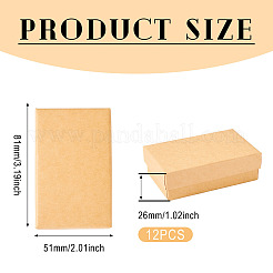 Rectangle Cardboard Paper Jewelry Box&nbsp;CON-TAC0015-01C