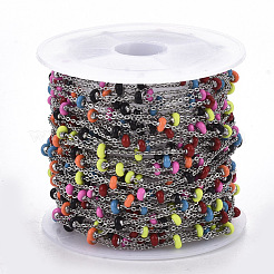 Handmade Enamel Satellite Chains&nbsp;CHS-T003-05P