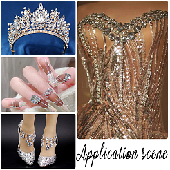 100Pcs Sew on Rhinestone&nbsp;GLAA-CY0001-01A