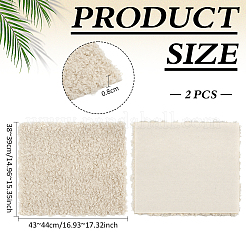 2Pcs Wool Hair Fabric&nbsp;DIY-PH0038-56A