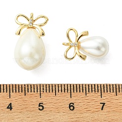 6Pcs 3 Styles Polished Shell Pearl Pendants&nbsp;PALLOY-JF05401