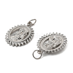 Virgin Mary Theme 304 Stainless Steel Pendants&nbsp;LS-STAS-I356-05P-01
