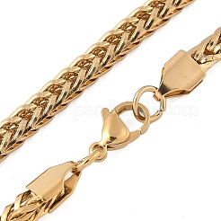 Ion Plating(IP) 304 Stainless Steel Snake Chain Necklaces&nbsp;NJEW-Q337-03B-G