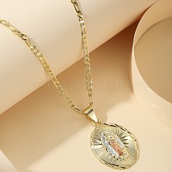 Brass Virgin Pendant Necklaces&nbsp;FS-WG9128D-01
