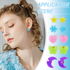4Pcs DIY Earring Silicone Molds&nbsp;DIY-TADJ0001-16