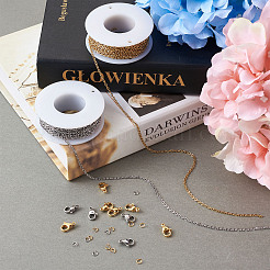 DIY Stainless Steel Chain Necklaces & Bracelets Making Kits&nbsp;DIY-YS0001-24