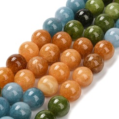 Natural White Jade Beads Strands&nbsp;G-Z097-A01-10mm-C