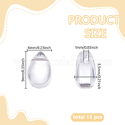 150Pcs Transparent Lampwork Charms&nbsp;FIND-AR0006-65