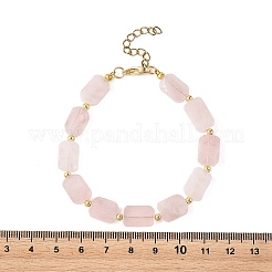 Natural Madagascar Rose Quartz Beaded Bracelets for Women&nbsp;BJEW-JB14156-03