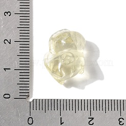 Natural Lemon Quartz Carved Beads&nbsp;G-L656-A05-01