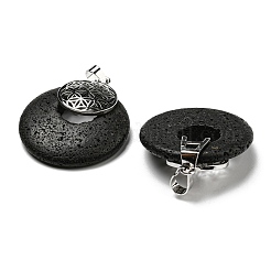 Natural Lava Rock Pendants&nbsp;KK-F751-M-A11