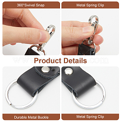 Cowhide Leather Pendant Decoration&nbsp;HJEW-WH20012-05C