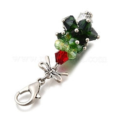 Alloy Glass Pendant Decorations&nbsp;HJEW-JM04107-02
