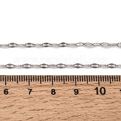 12Pcs 2.2MM 304 Stainless Steel Dapped Chain Necklaces for Men Women&nbsp;NJEW-H093-16P