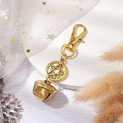 Iron Bell Pendant Decoration&nbsp;HJEW-JM02276-02