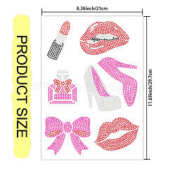 Glass Hotfix Rhinestone&nbsp;DIY-WH0303-292
