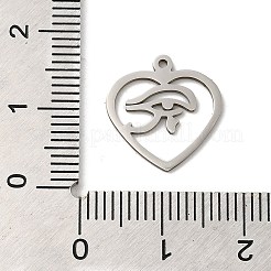 Non-Tarnish 201 Stainless Steel Pendants&nbsp;STAS-E206-06P-03