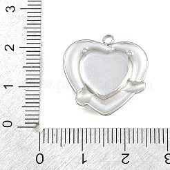 304 Stainless Steel with Plastic Pearl Pendants&nbsp;SA-CBABA5E-15P