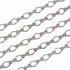 Brass Twisted Figure 8 Chains&nbsp;CH046-BP