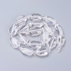 Natural Quartz Crystal Beads Strands&nbsp;G-L519-B-01