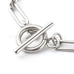 Tarnish Resistant 304 Stainless Steel Figaro Chain Bracelets&nbsp;BJEW-JB06446