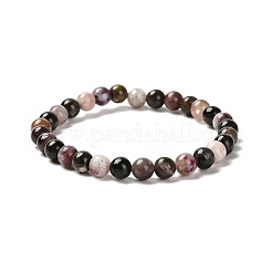 Natural Tourmaline Beaded Stretch Bracelets&nbsp;BJEW-K233-02A-03